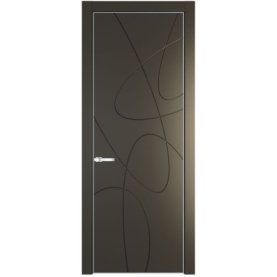 Фото межкомнатной двери эмаль Profil Doors 6PE перламутр бронза глухая кромка матовая