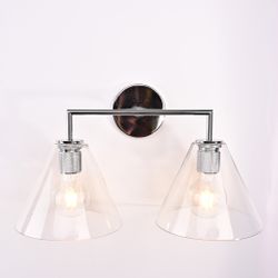 Бра Rh Utilitaire Funnel Shade Double Sconce Silver By Imperiumloft