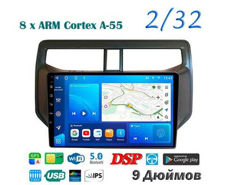 Topway TS18 2+32GB 8 ядер для Toyota Rush 2017-2020