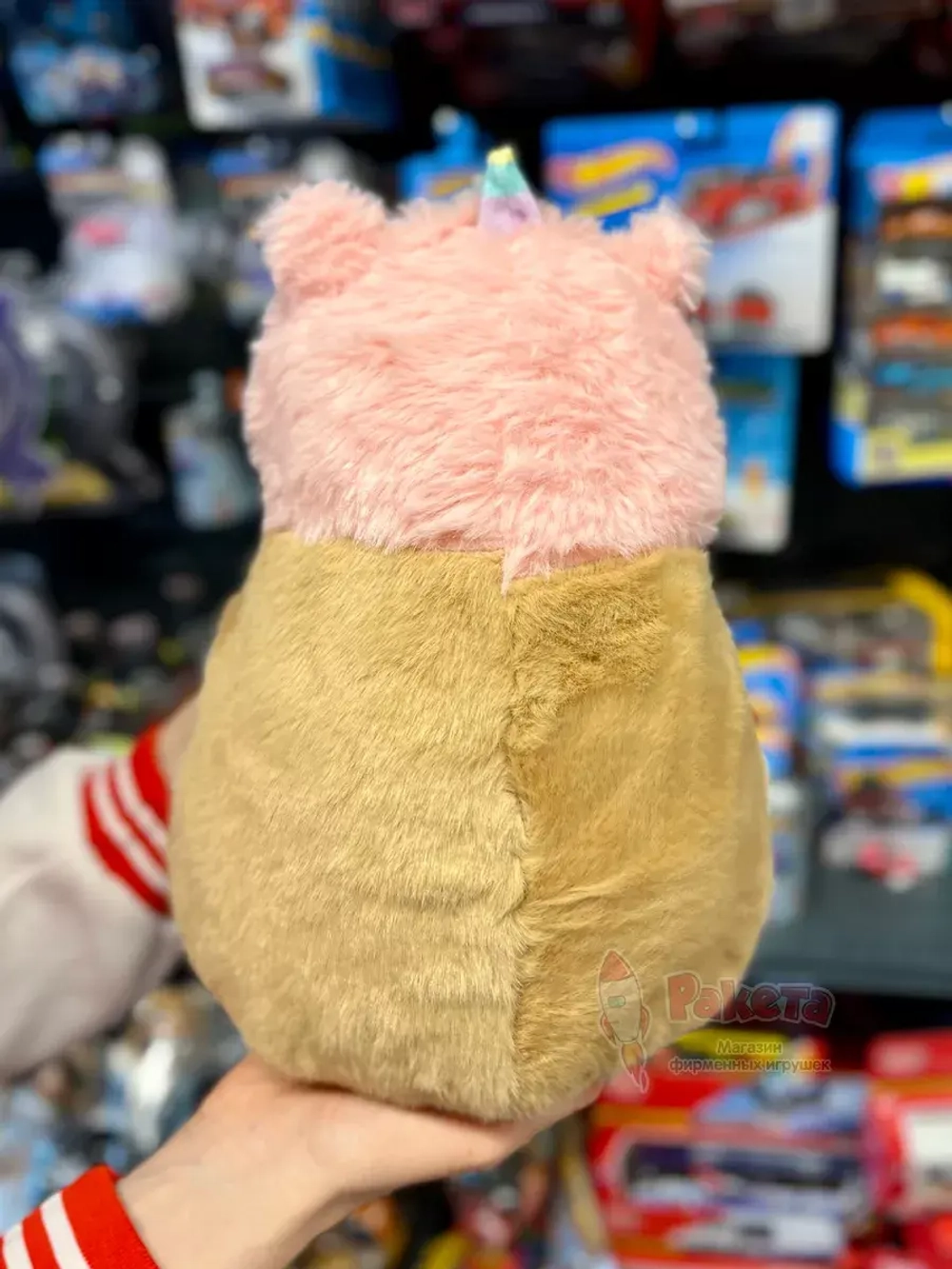 Мягкая игрушка Капибара единорог коктейль плюшевая Capibara