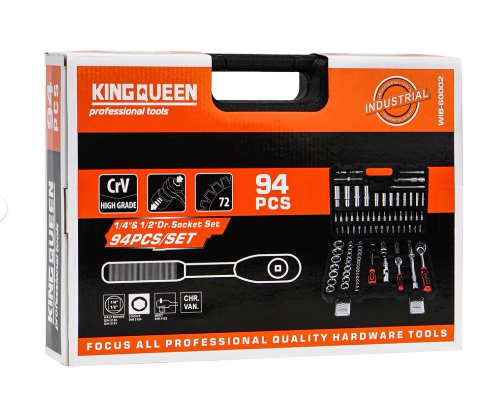 Набор инструментов KINGQUEEN 94 пред 72 зуба WIB-60002
