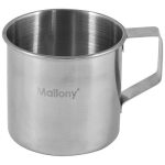 003062 Mallony Кружка из нерж.стали FONTE 7*7см 250мл