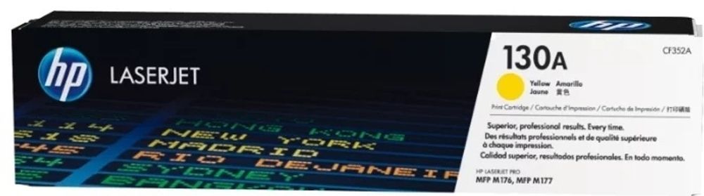 Картриджи HP CF352A желтый