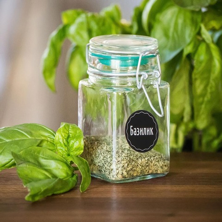 VETTA Наклейки на банки для специй и приправ, 54шт, матовые, ПВХ