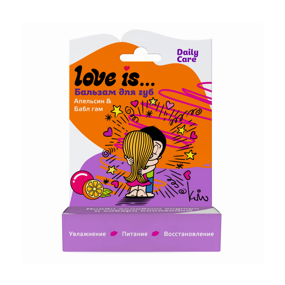 Бальзам для губ Love Is Апельсин Бабл Гам 4,2 гр