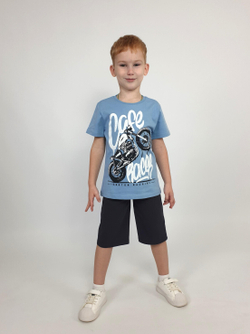 01-154-2 Комплект для мальчика (джемпер+шорты)