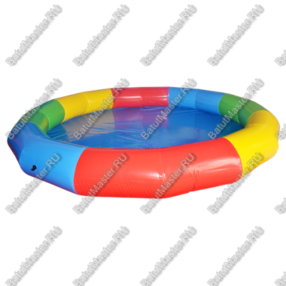 Круглый надувной бассейн «Разноцветный», 5*5*0,65 м