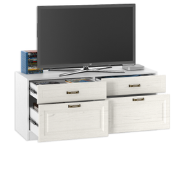 Стенка Ливерпуль 4 Белый/Ясень ваниль