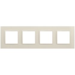 Рамка для розеток и выключателей ЭРА Elegance 14-5014-02 Classic, на 4 поста, слоновая кость