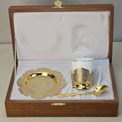 Набор кофейный "Герб РФ" (Златоуст)