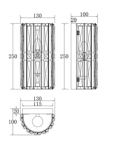 Настенный светильник (бра) Maytoni MOD094WL-01CH
