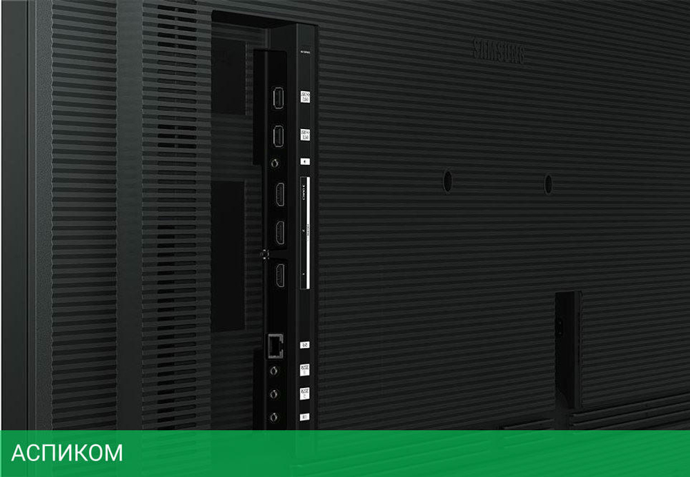 Информационная панель Samsung QB75B черный (LH75QBBEBGCXCI)