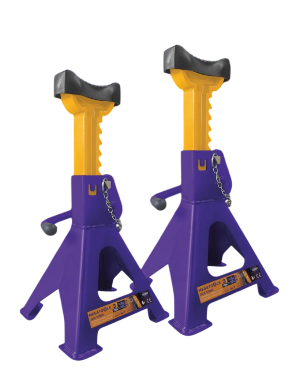 Подставка ремонтная, 3т (набор 2 шт.) MEGATOOLS MT-T43002