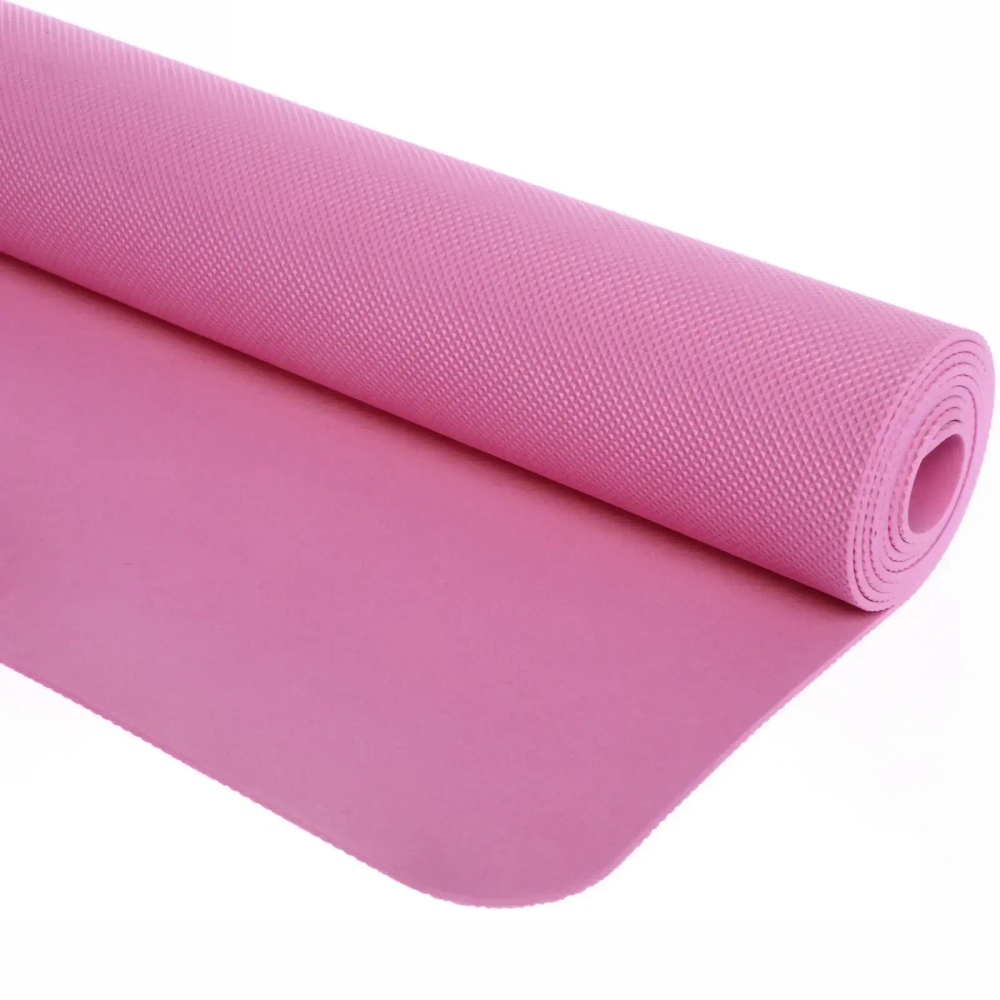 Коврик для йоги 3 мм 173х61 см «Умиротворение» EVA, розовый