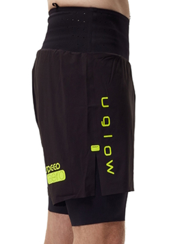 ШОРТЫ МУЖСКИЕ SFA5 ELEVATE 2IN1 | BLACK YELLOW