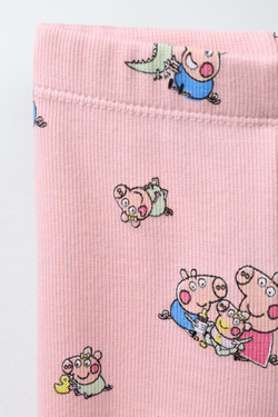ZARA КОМПЛЕКТ: ТОЛСТОВКА И ЛЕГГИНСЫ PEPPA PIG ™, РОЗОВЫЙ