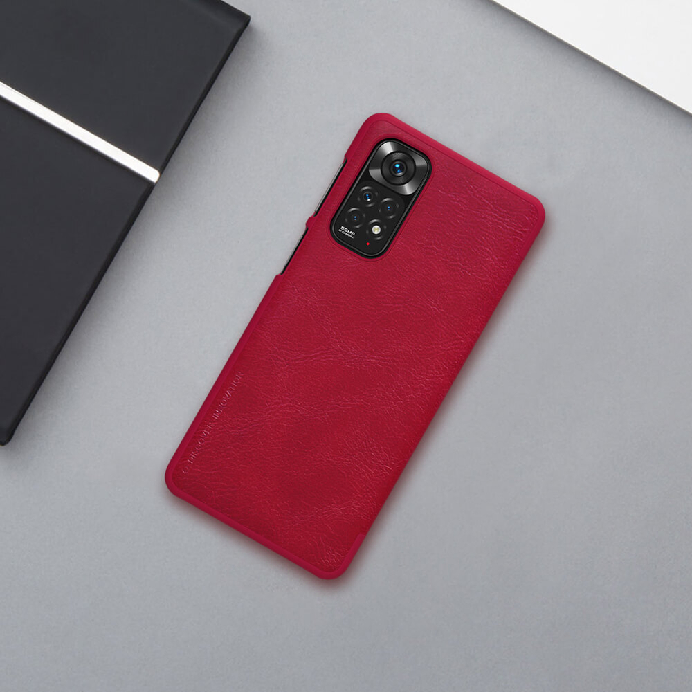 Кожаный чехол-книжка Nillkin Leather Qin для Xiaomi Redmi Note 11 / 11S