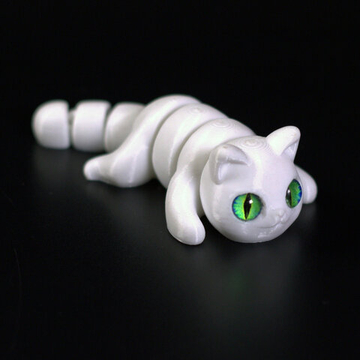 Мини котёнок игрушка антистресс, 10 см., белый