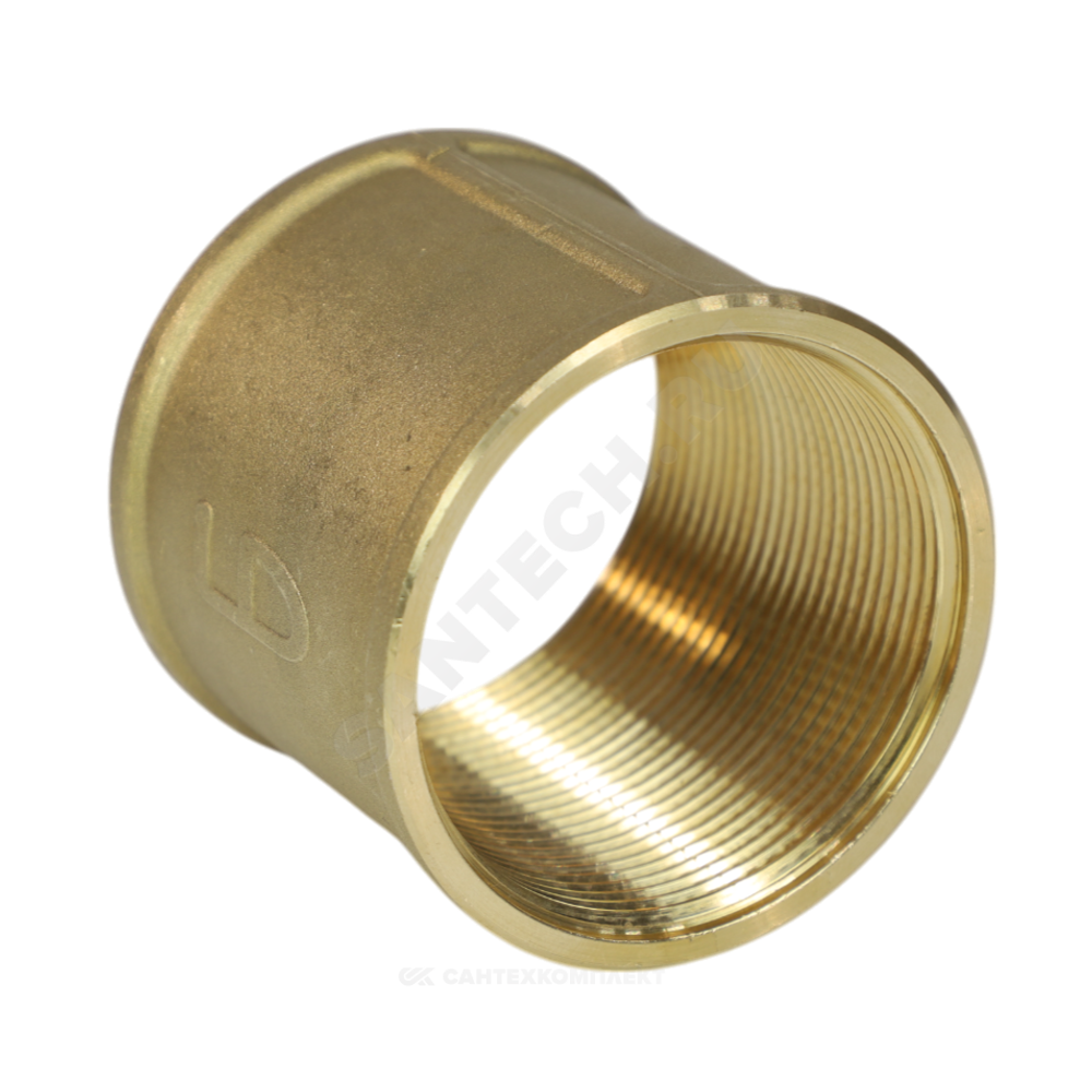 Муфта латунь Ду 50 (2") ВР/ВР LD LD.65.502.50