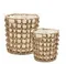 Набор из 2 корзин Dena из натурального волокна Ø30 и Ø38 см