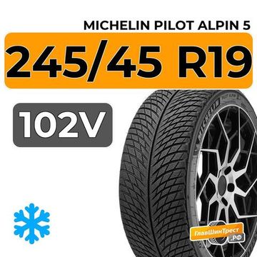 Michelin Pilot Alpin 5 245/45 R19 102V XL RunFlat