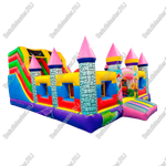 Коммерческий надувной батут "Замок средневековья"