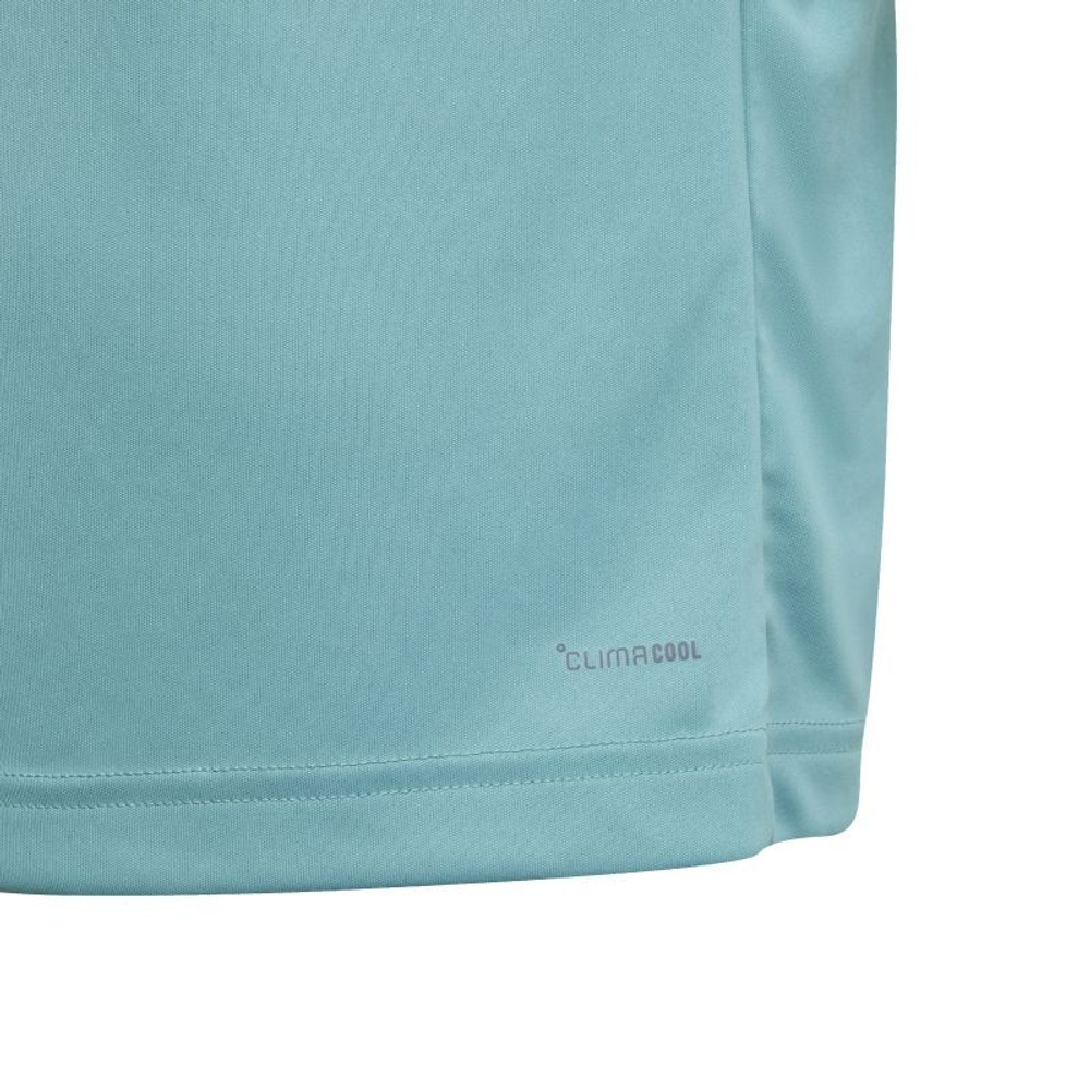 Детская теннисная футболка Adidas Club Tennis 3-Stripes - powder teal