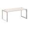 Onix Direct Lux Стол руководителя О-обр. м/к M-O.MO-SRR-5.8 Денвер Светлый/Нержавеющая Сталь/Хром 17