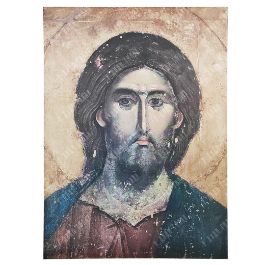 Фотография иконы Спаса Вседержителя из монастыря Хиландар (Афон). 1990-е гг.