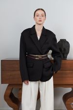 ТОНКИЙ РЕМЕНЬ С ЗАМОЧКОМ TAUPE|NUDE