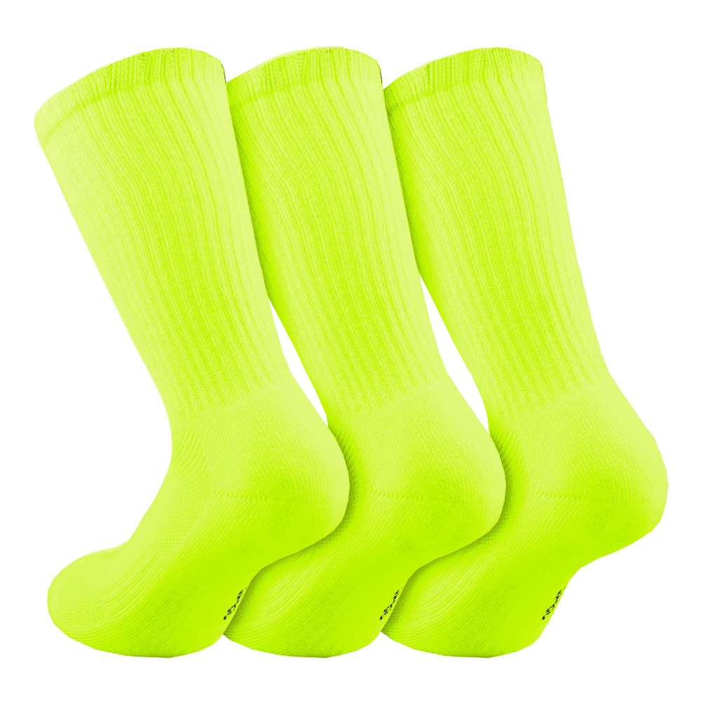 Носки теннисные Tennis-Point Tennis Socks 3 Pack - Neon Yellow