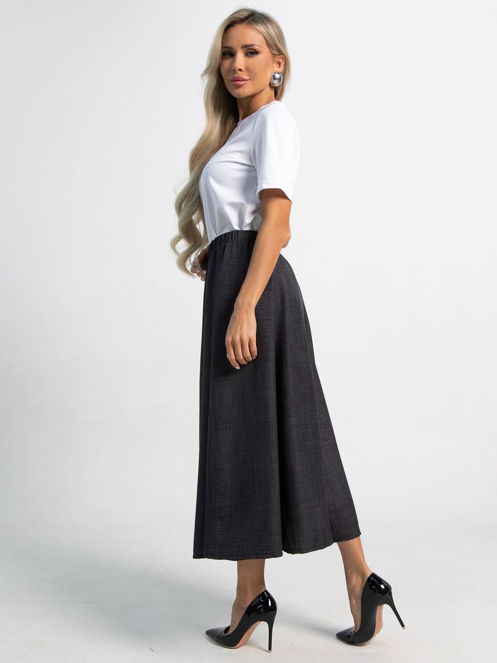 Юбка Льюис (черная) Ю15463-10М LT Collection