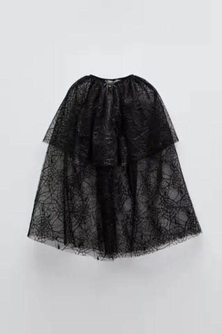 ZARA КЕЙП «ПАУК», ЧЕРНЫЙ