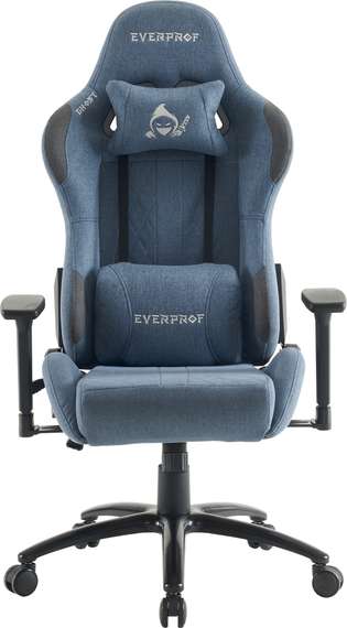 Геймерское кресло Everprof Ghost Ткань Синий