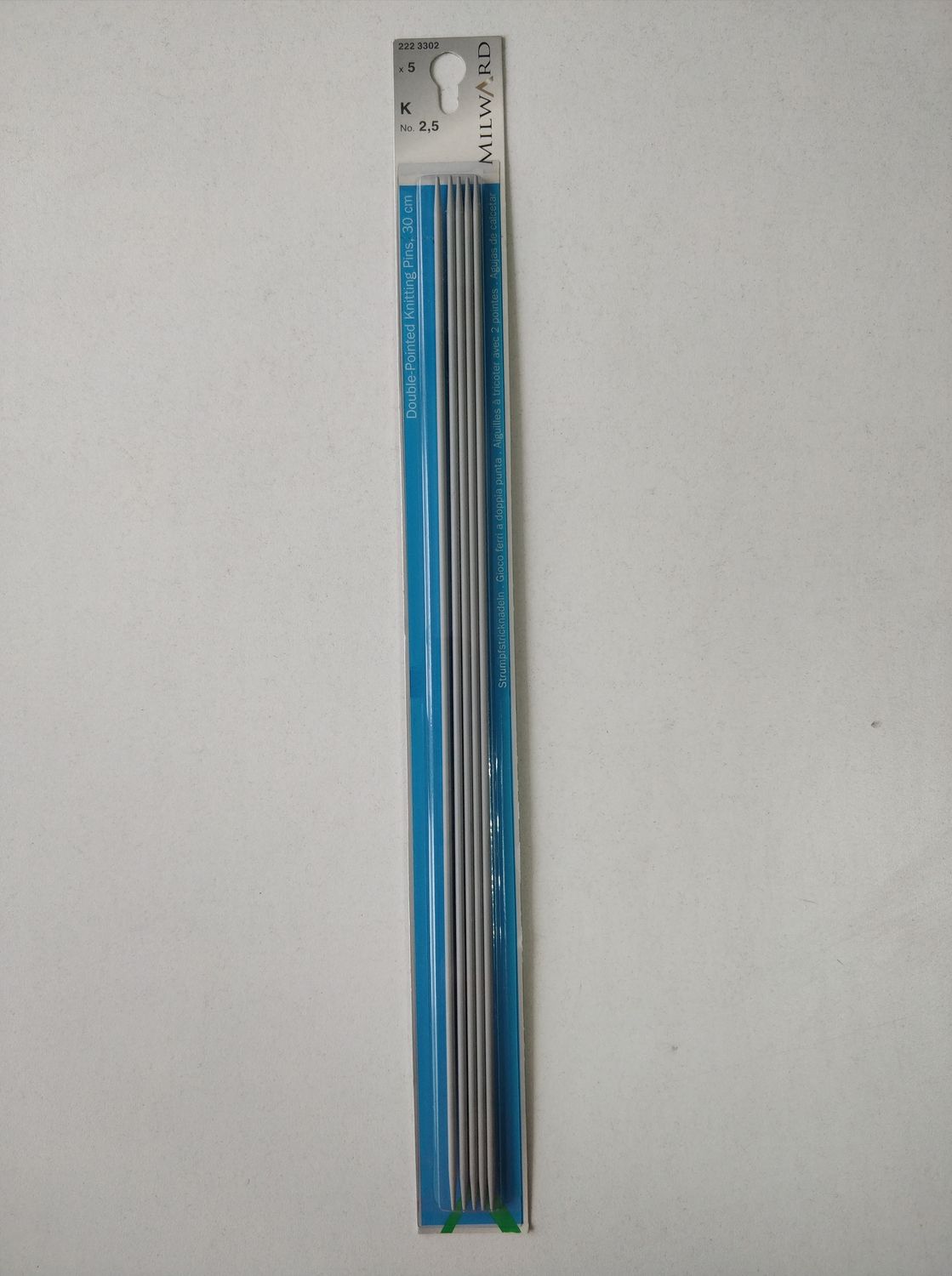 Milward Чулочные алюминиевые спицы 30см