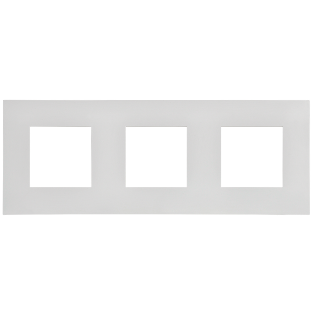 SKANDY Рамка 3-местная SK-F03W арктический белый IEK
