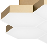 750071 Люстра потол FAVO LED-35W 1680LM ЗОЛОТО 3000K