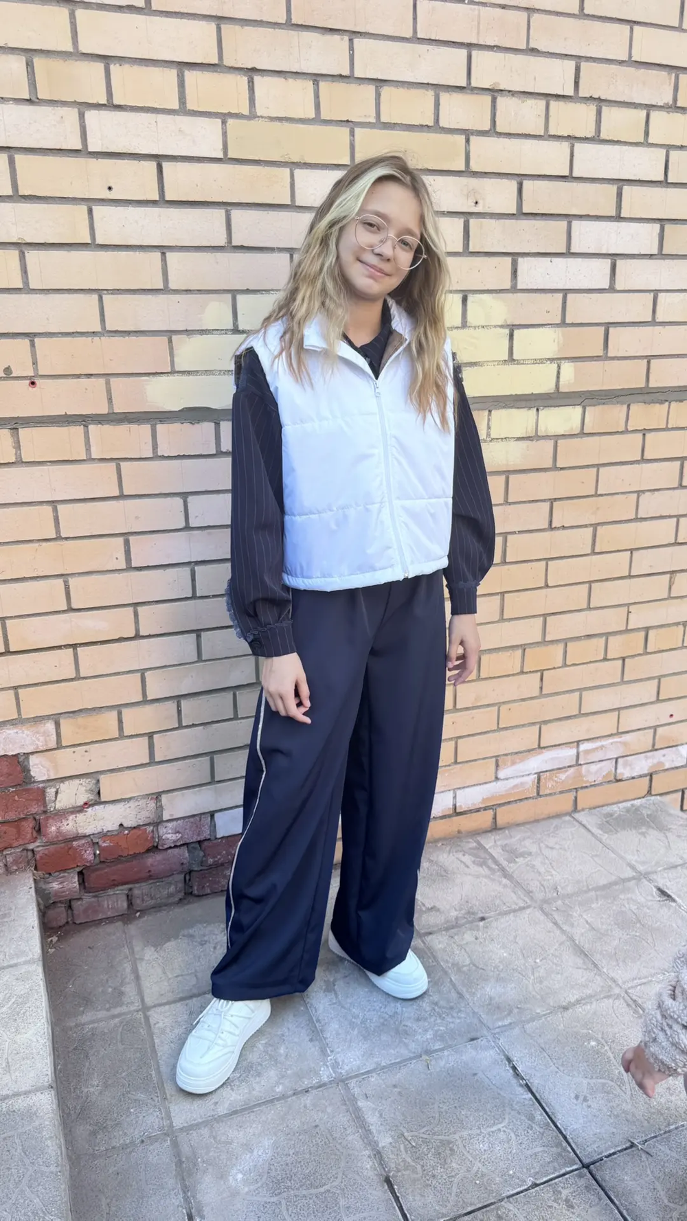 Жилет укороченный белый