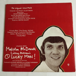 Винтажная виниловая пластинка LP Alan Price O Lucky Man О, Счастливчик Soundtrack (USA 1973)