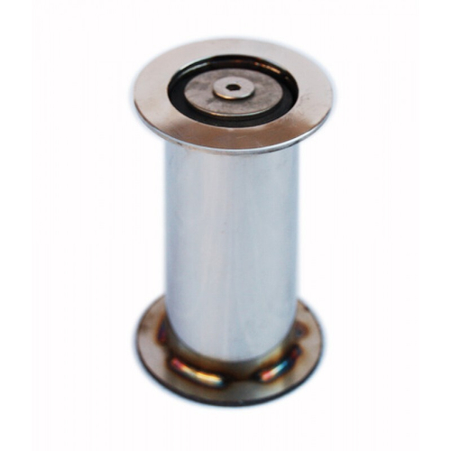 Горизонтальный анкер нерж.AISI-304 д.44мм. Верхний фланец д.73мм, высота 120мм /001-0028/001-0045