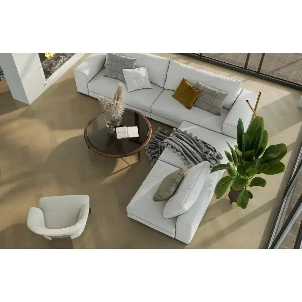 Fargo Quartz Parquet Английская Елка Дуб Шампань, 1,936 м²