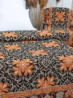 Накидки на диван и кресла комплект, комплект покрывало 200х210 и 2 дивандека для кресла 65х198