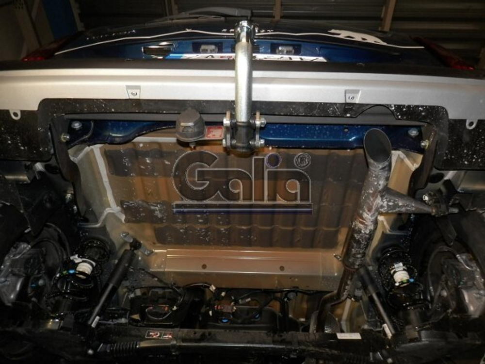 Фаркоп оцинкованный Galia C052A для Peugeot Partner 2008-, Citroen Berlingo 2008-(паспорт и сертификат в комплекте)(без электрики)