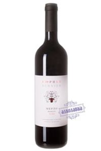 «Бюрнье. Мерло» вино  сухое красное 2009г. 0,75л, 14%