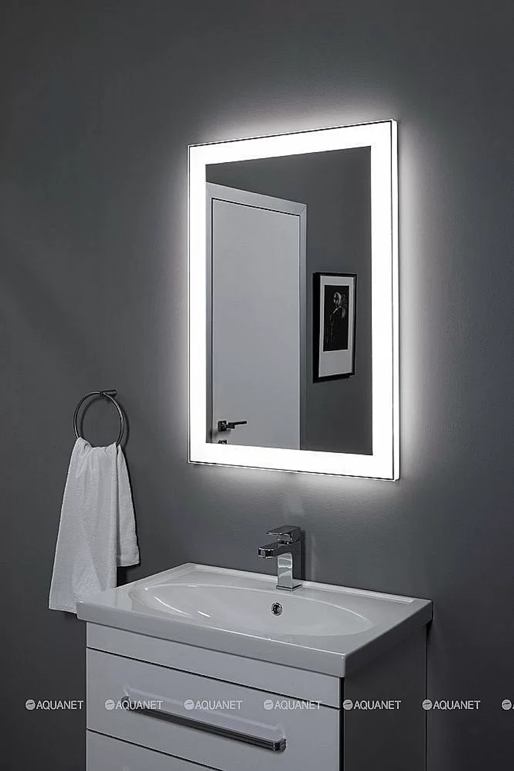 Зеркало LED Aquanet Алассио 249349 120x85