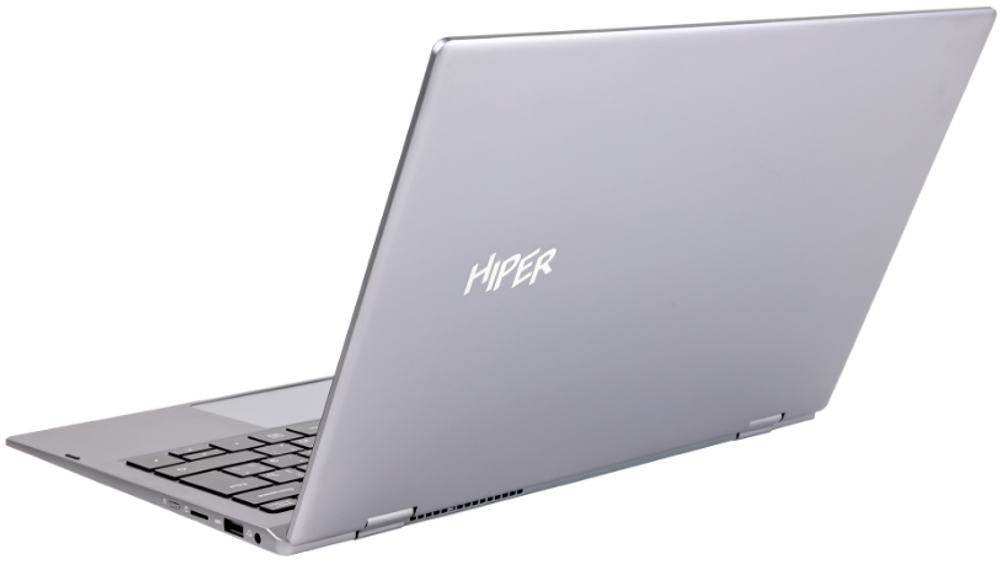 Ноутбук  HIPER Slim 13.3 ", Core i5, 8 Гб RAM, 256 Гб SSD, Iris Xe Graphics, Серый