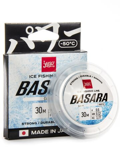 Леска монофильная зимняя Lucky John BASARA Clear 030/016