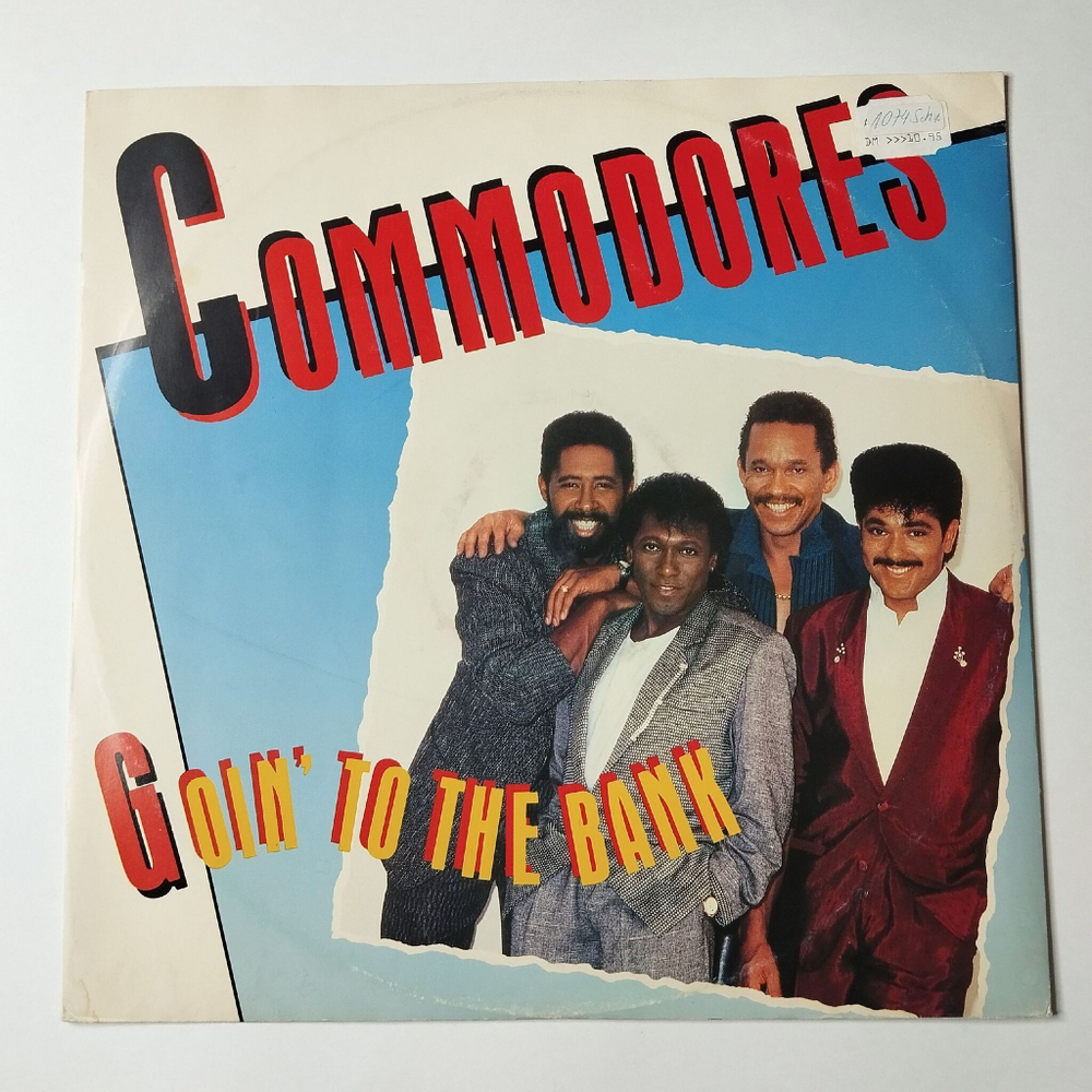 Винтажная виниловая пластинка LP Commodores Going To The Bank (Germany 1986) 45 RPM Maxi Single