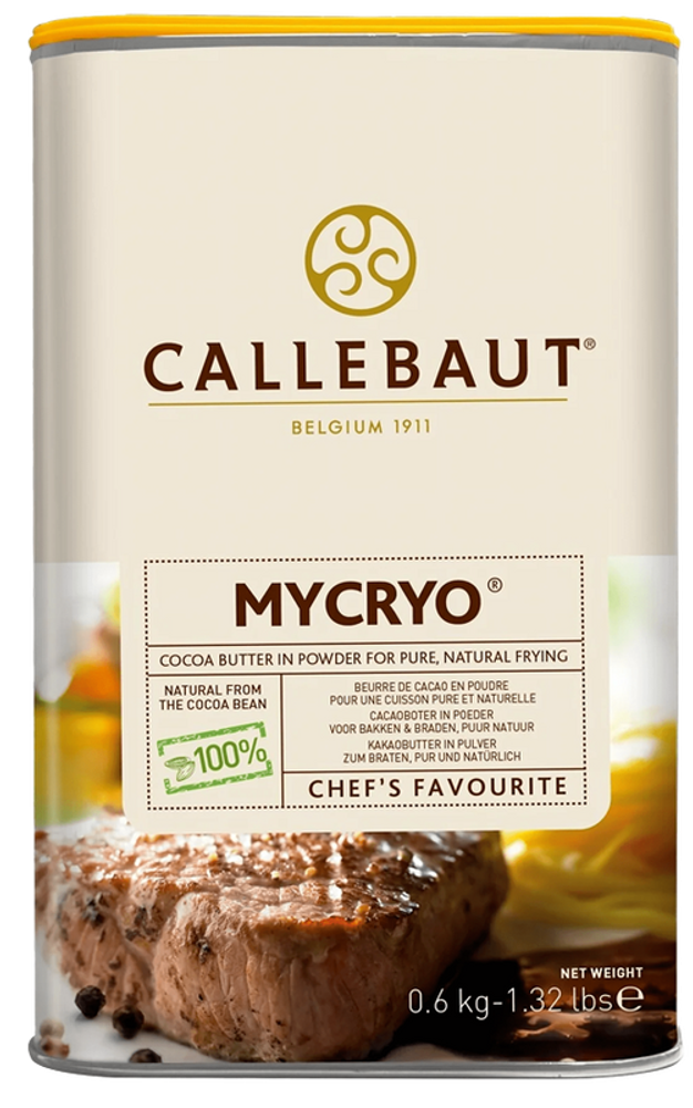 Какао-масло в порошке Mycryo Barry Callebaut, 600гр (оригинальная упаковка)