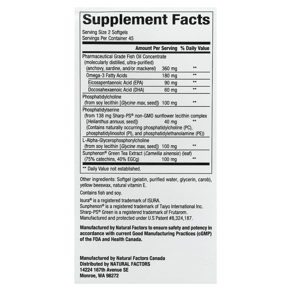 Natural Factors, RegenerLife®, Higher Thoughts™, 90 капсул